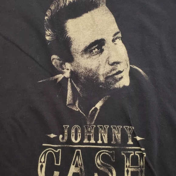 Zion Vintage Johnny Cash Black Womens T-Shirt 2004 - Picture 4 of 6